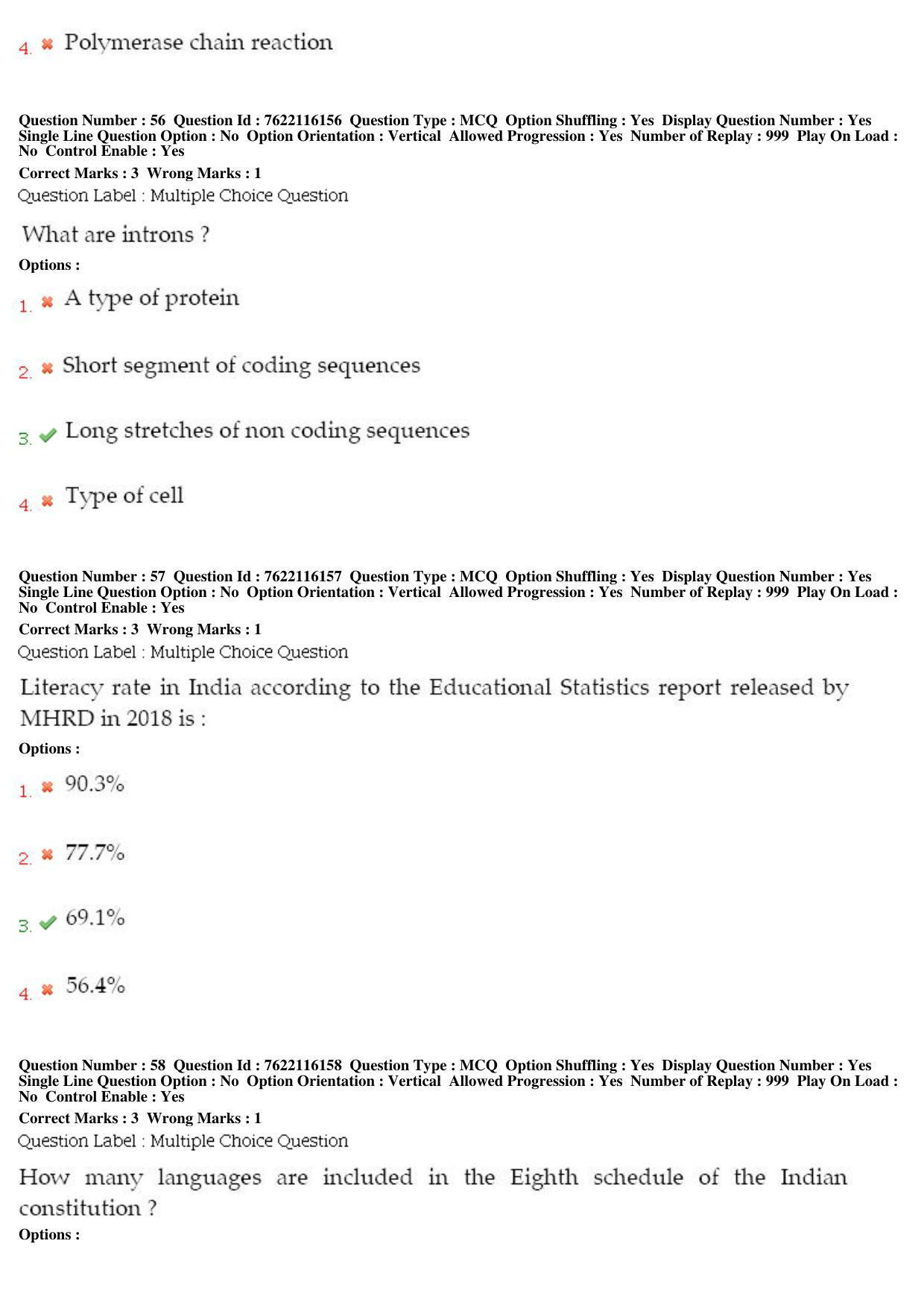 BHU RET Surgical Oncology 2019 Question Paper - Page 28