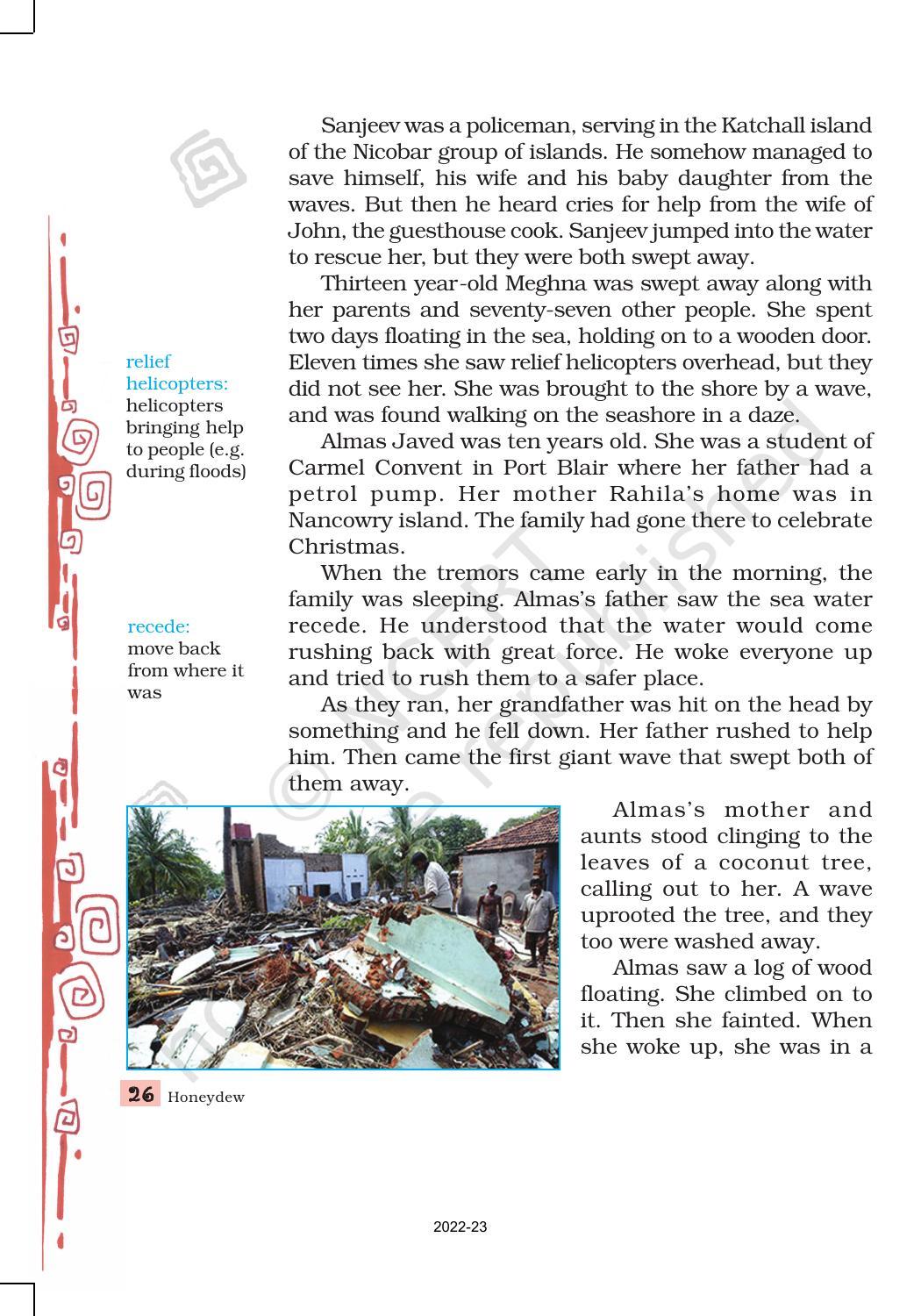 NCERT Book for Class 8 English Chapter 2 The Tsunami - Page 3