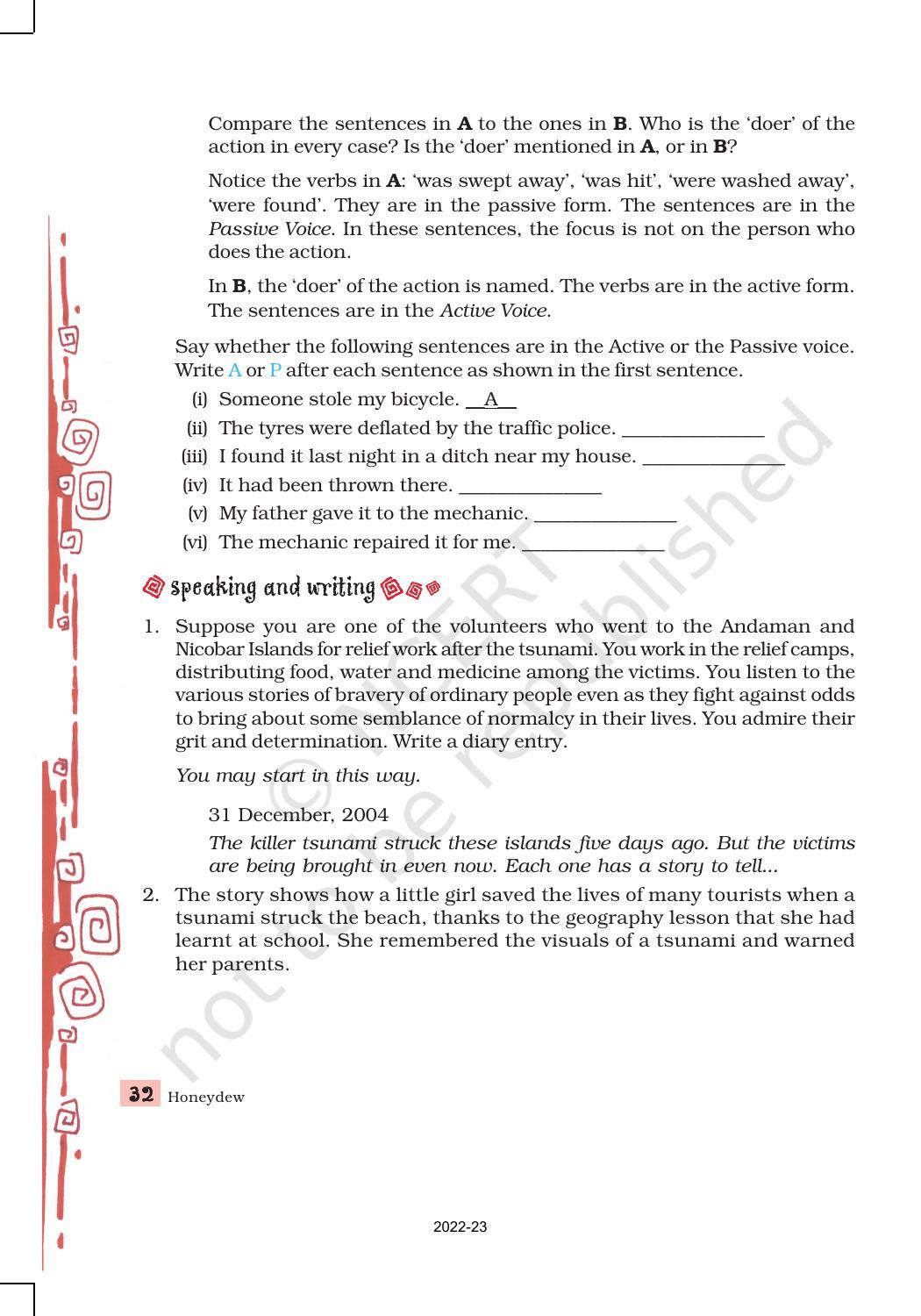 NCERT Book for Class 8 English Chapter 2 The Tsunami - Page 9