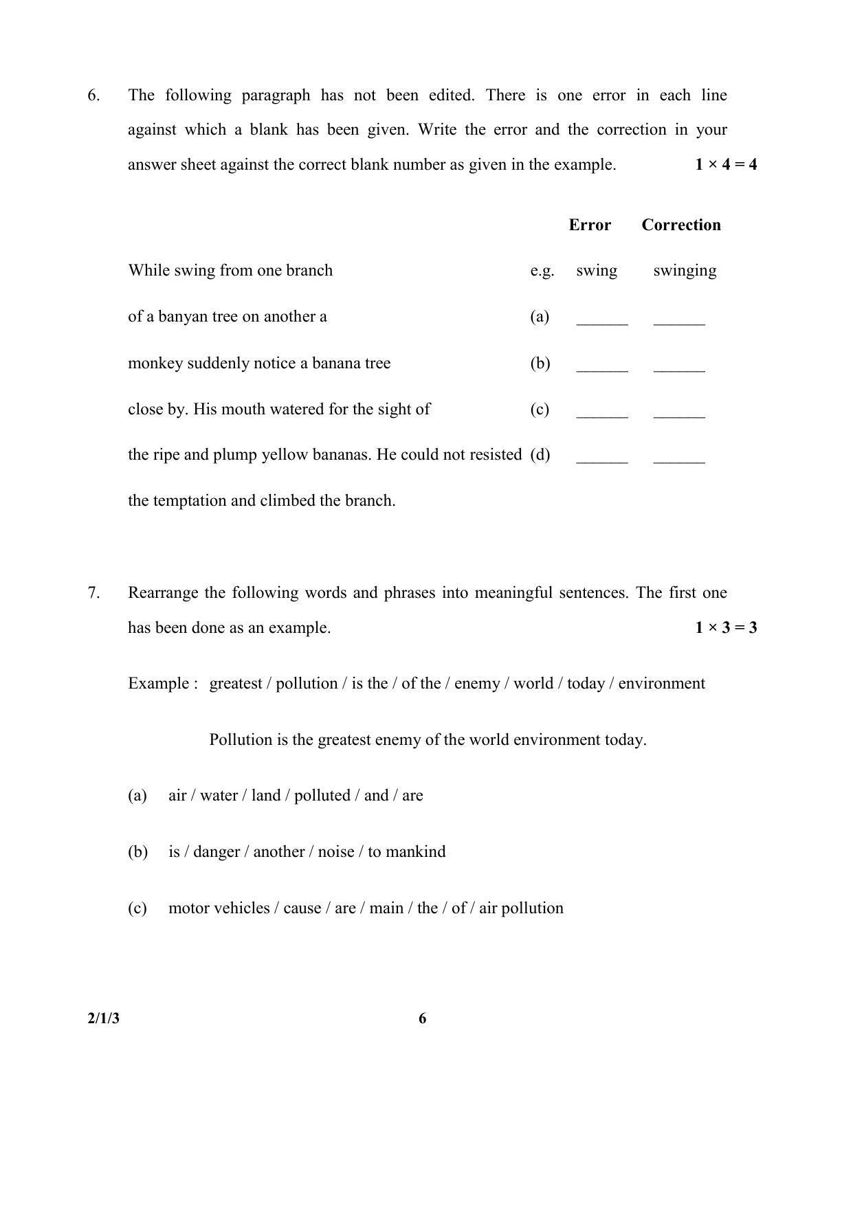 CBSE Class 10 2-1-3 (English Lan. & Lit.) 2017-comptt Question Paper - Page 6