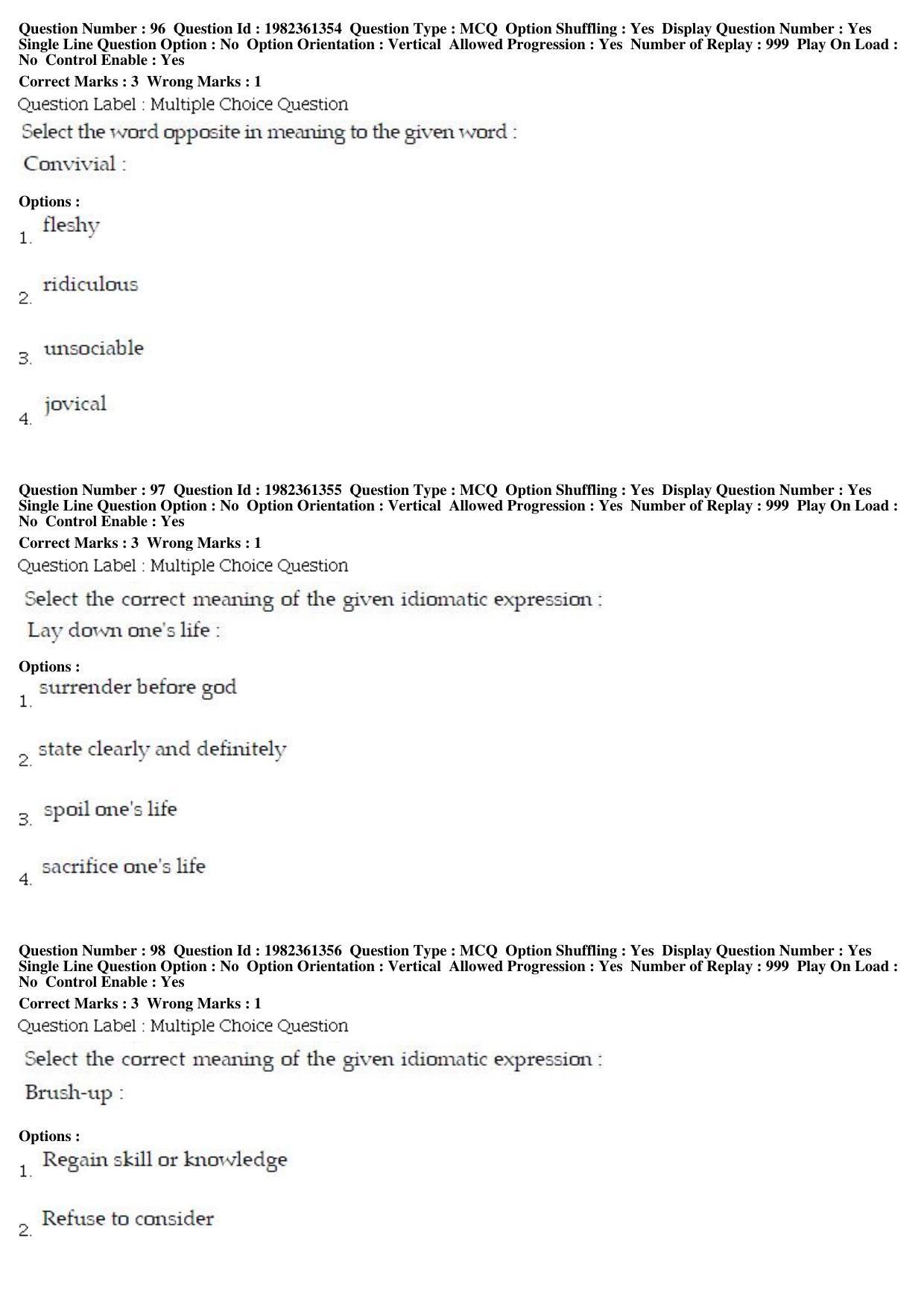 BHU RET M.A. Heritage Management 2019 Question Paper - Page 47