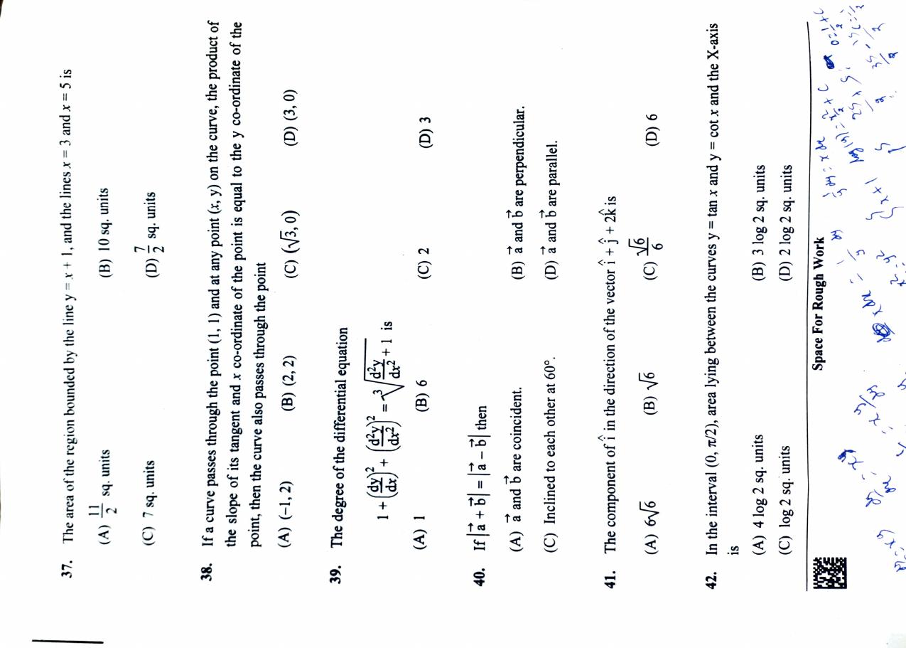 KCET 2023 Mathematics Set A-1 Question Paper - Page 8