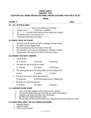 Worksheet for Class 5 Environmental Studies On The Move Again Assignment