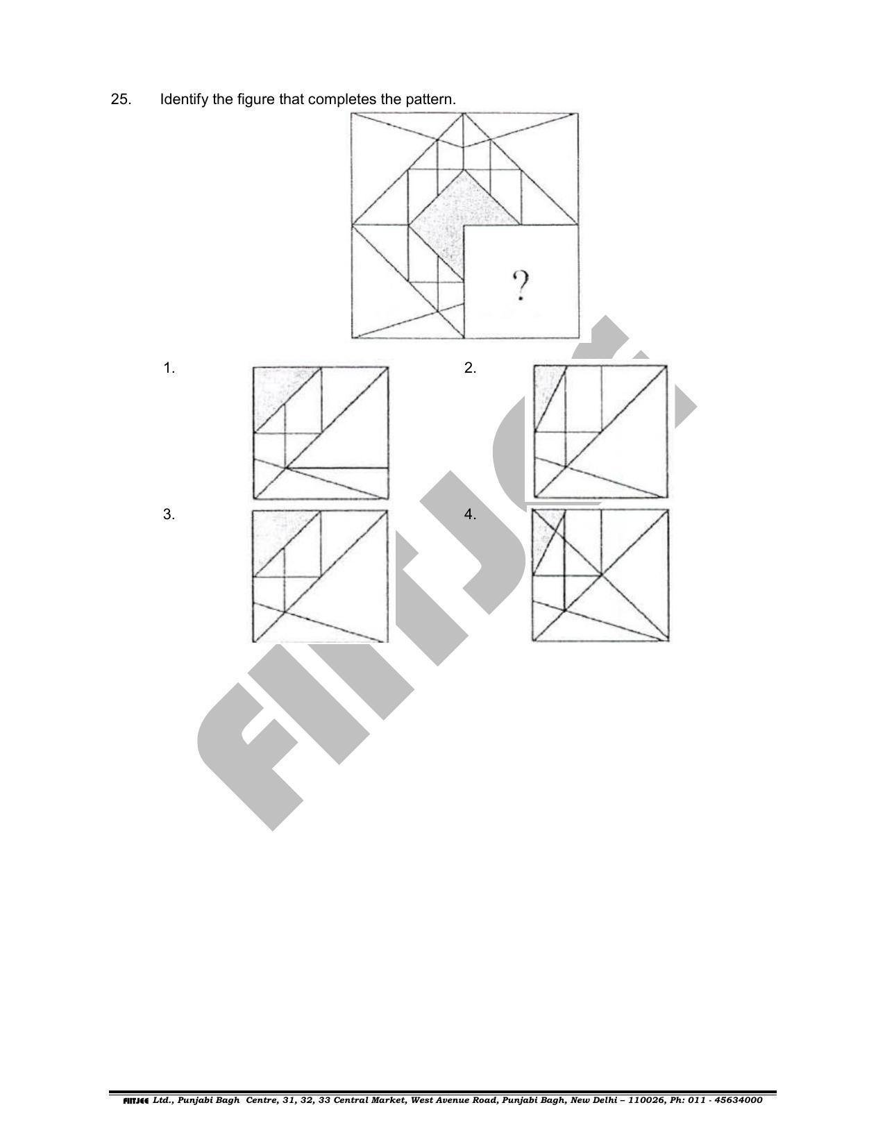 NTSE 2018 (Stage II) MAT Question Paper (May 13, 2018 ) - Page 7