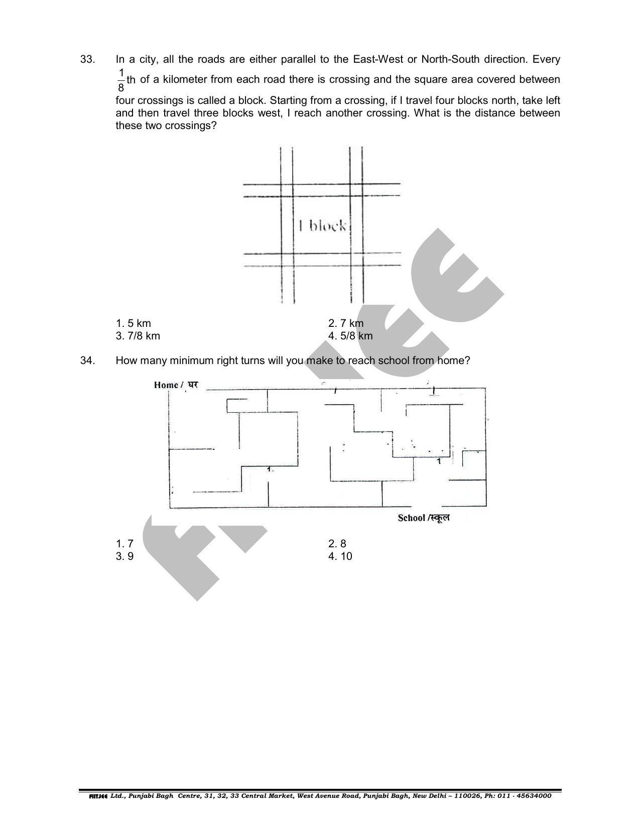 NTSE 2018 (Stage II) MAT Question Paper (May 13, 2018 ) - Page 10