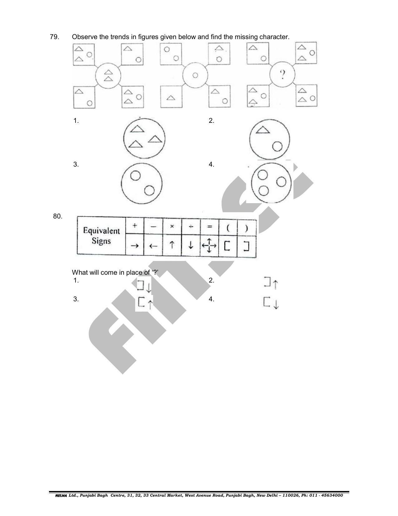 NTSE 2018 (Stage II) MAT Question Paper (May 13, 2018 ) - Page 19