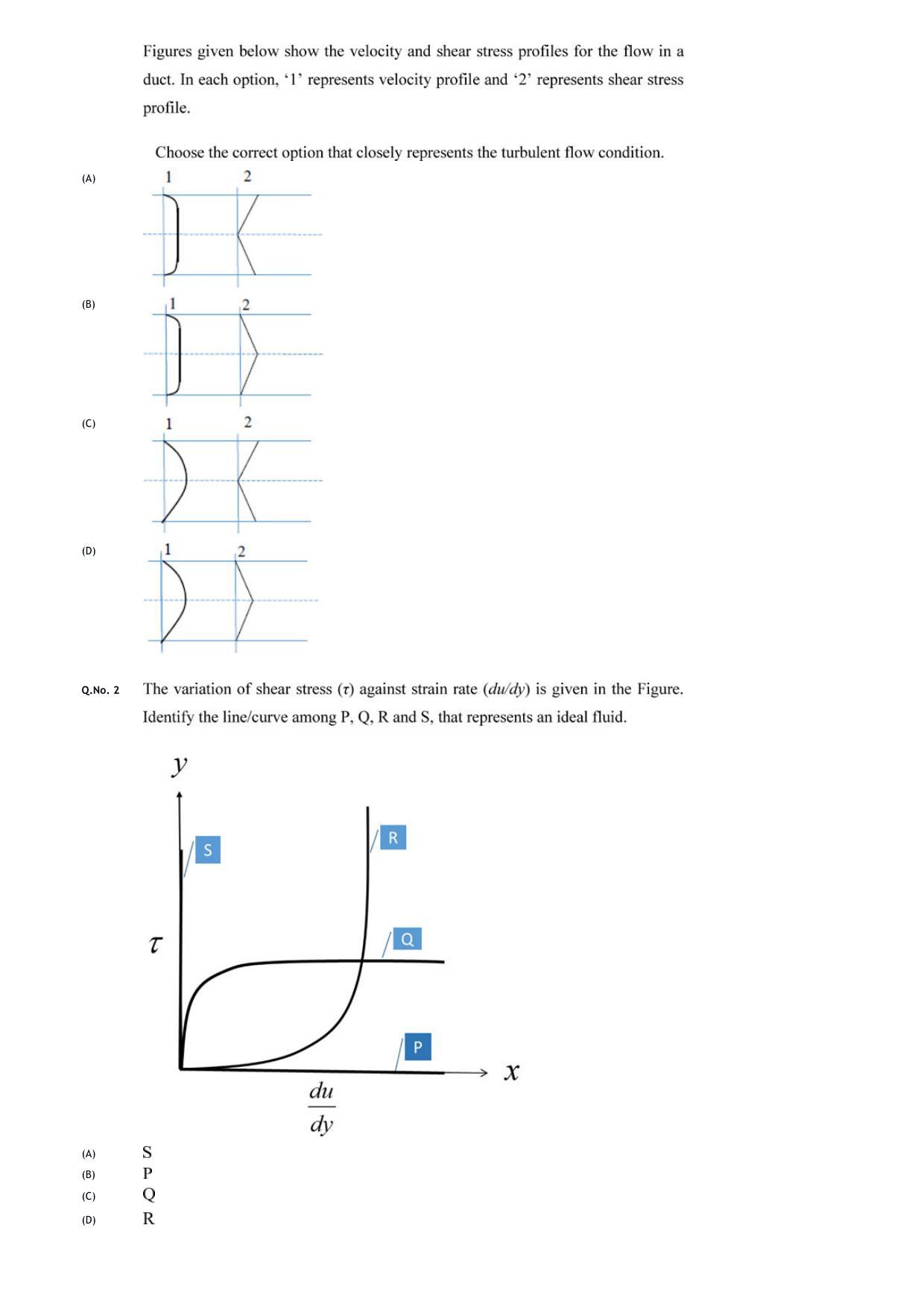 GATE 2020 Engineering Sciences (XE) Question Paper - Page 5