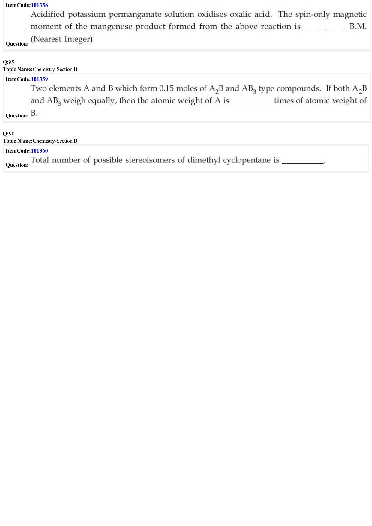 JEE Mains 2022: BTech English (Shift 1) 27-06-2022 Question Paper - Page 27