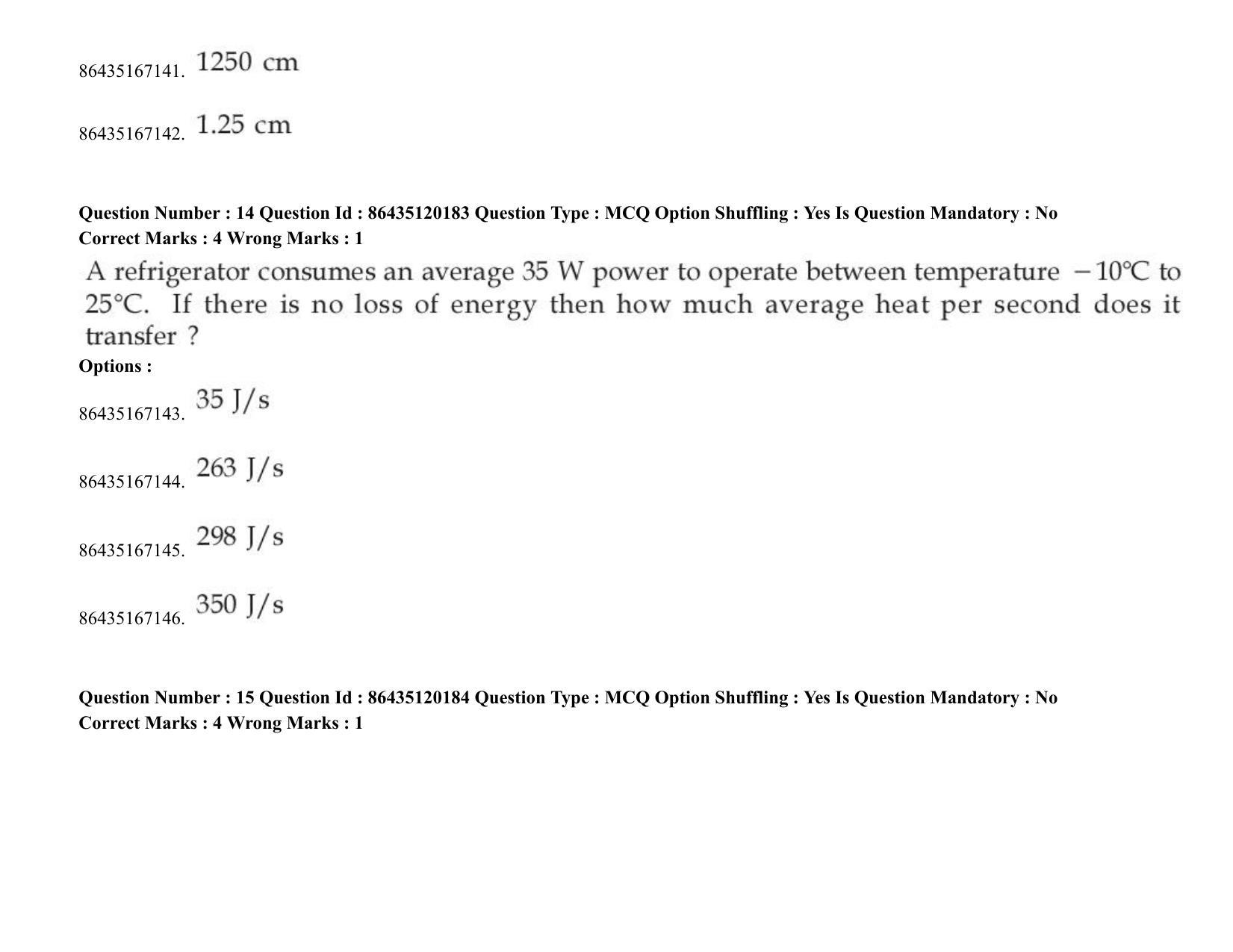 JEE Mains 2021: BTech (Shift 2) 26-08-2021 Question Paper - Page 15