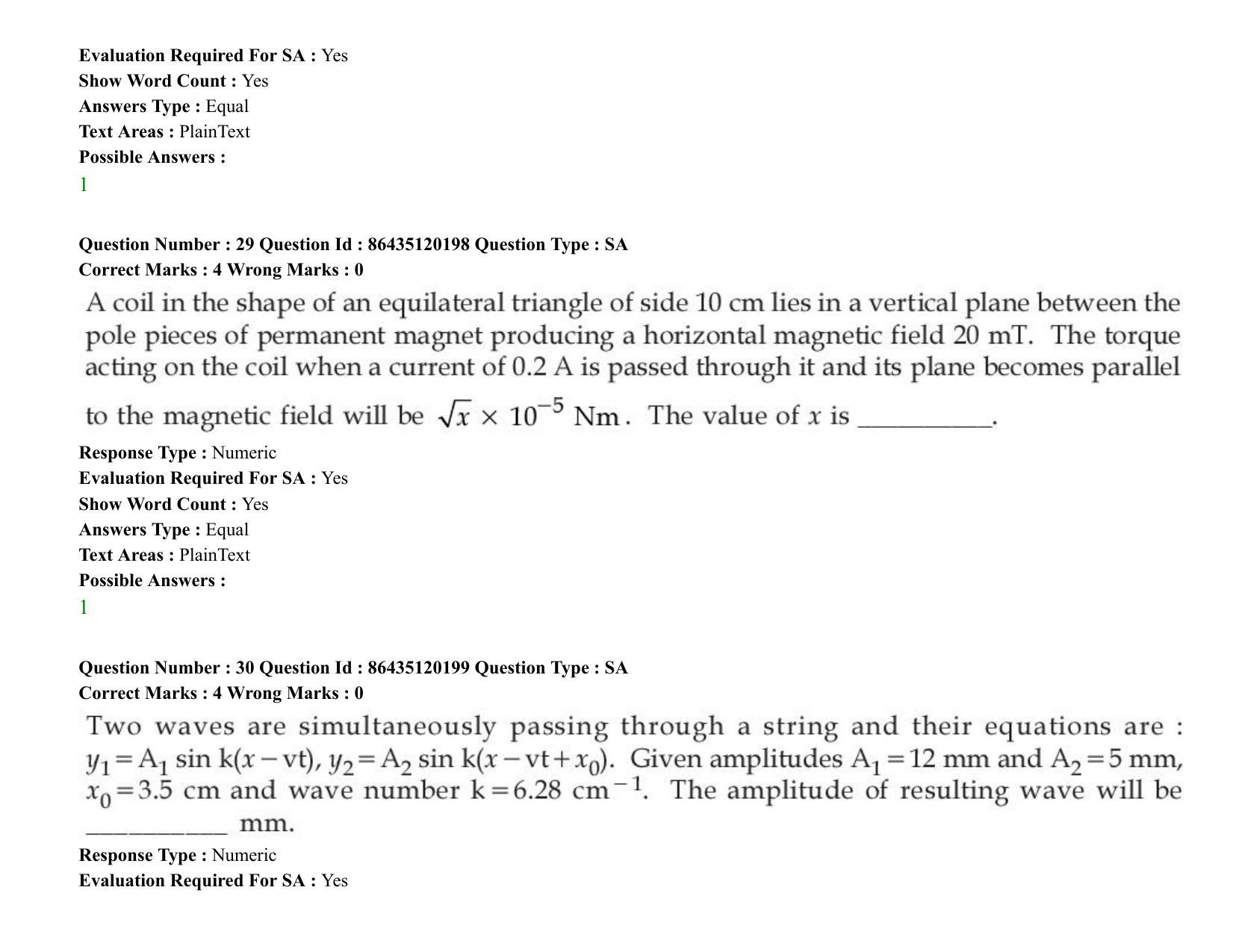 JEE Mains 2021: BTech (Shift 2) 26-08-2021 Question Paper - Page 26