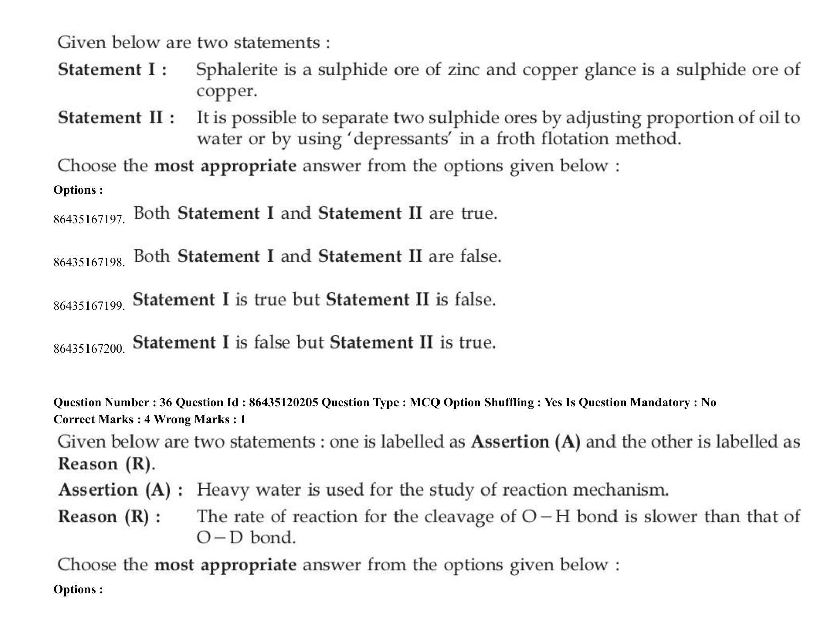 JEE Mains 2021: BTech (Shift 2) 26-08-2021 Question Paper - Page 30