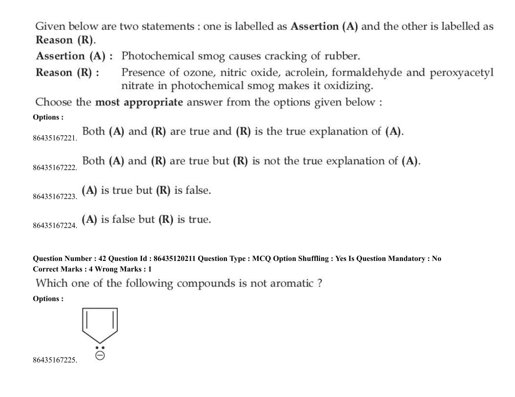 JEE Mains 2021: BTech (Shift 2) 26-08-2021 Question Paper - Page 34