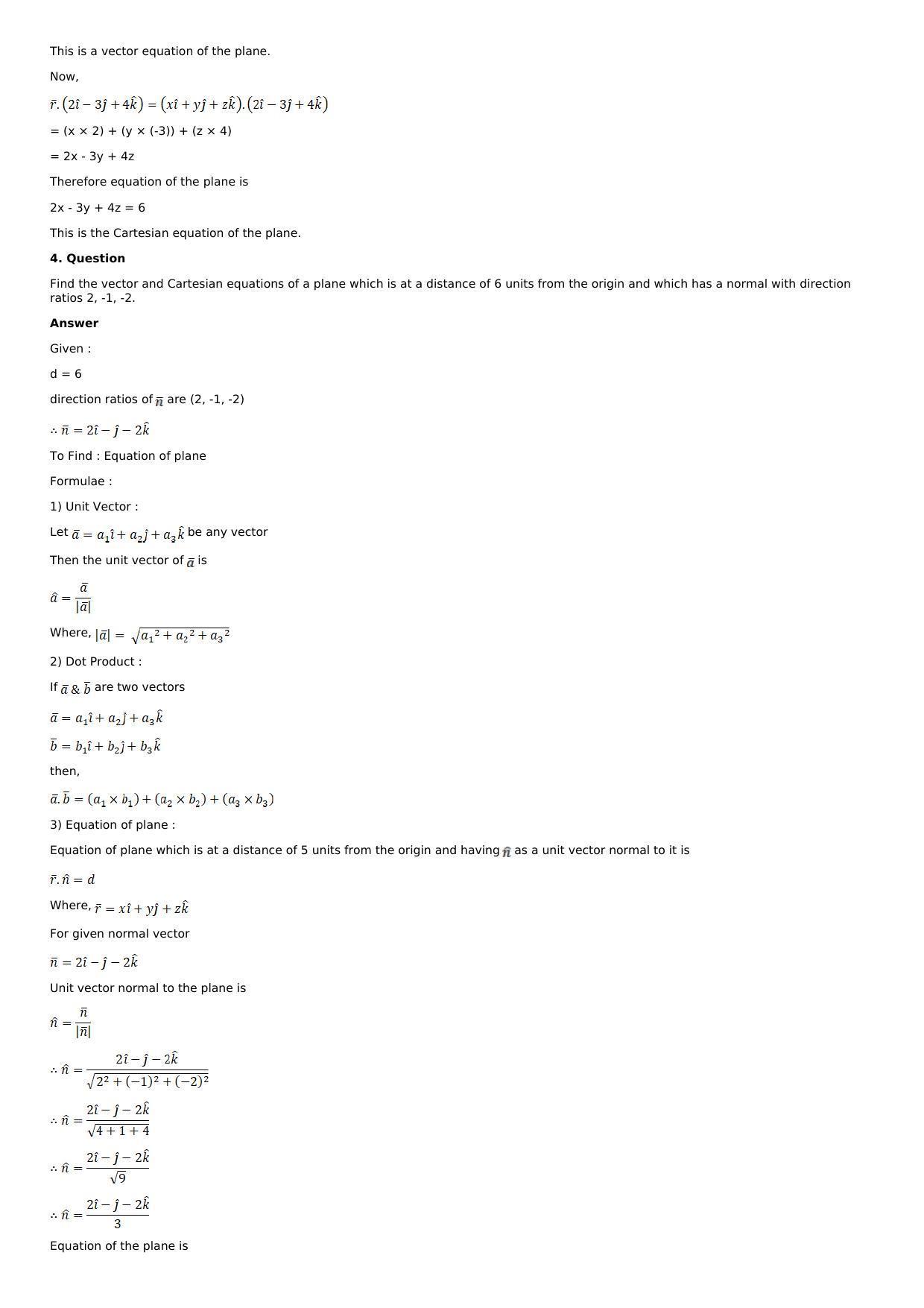 Chapter 28: The Plane Solutions: RS Aggarwal Class 12 Solutions  - Page 17
