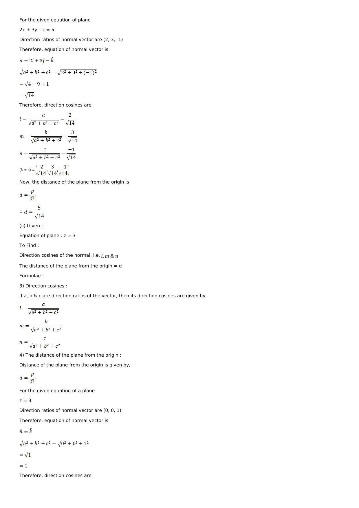 Chapter 28: The Plane Solutions: RS Aggarwal Class 12 Solutions  - Page 23