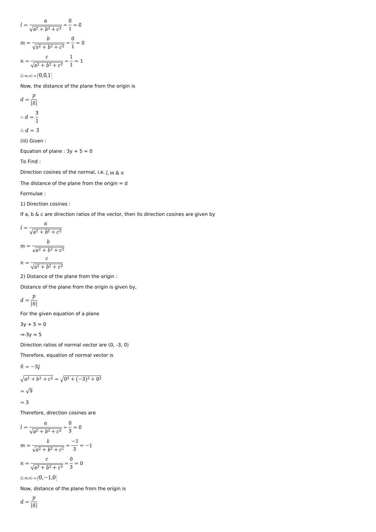 Chapter 28: The Plane Solutions: RS Aggarwal Class 12 Solutions  - Page 24