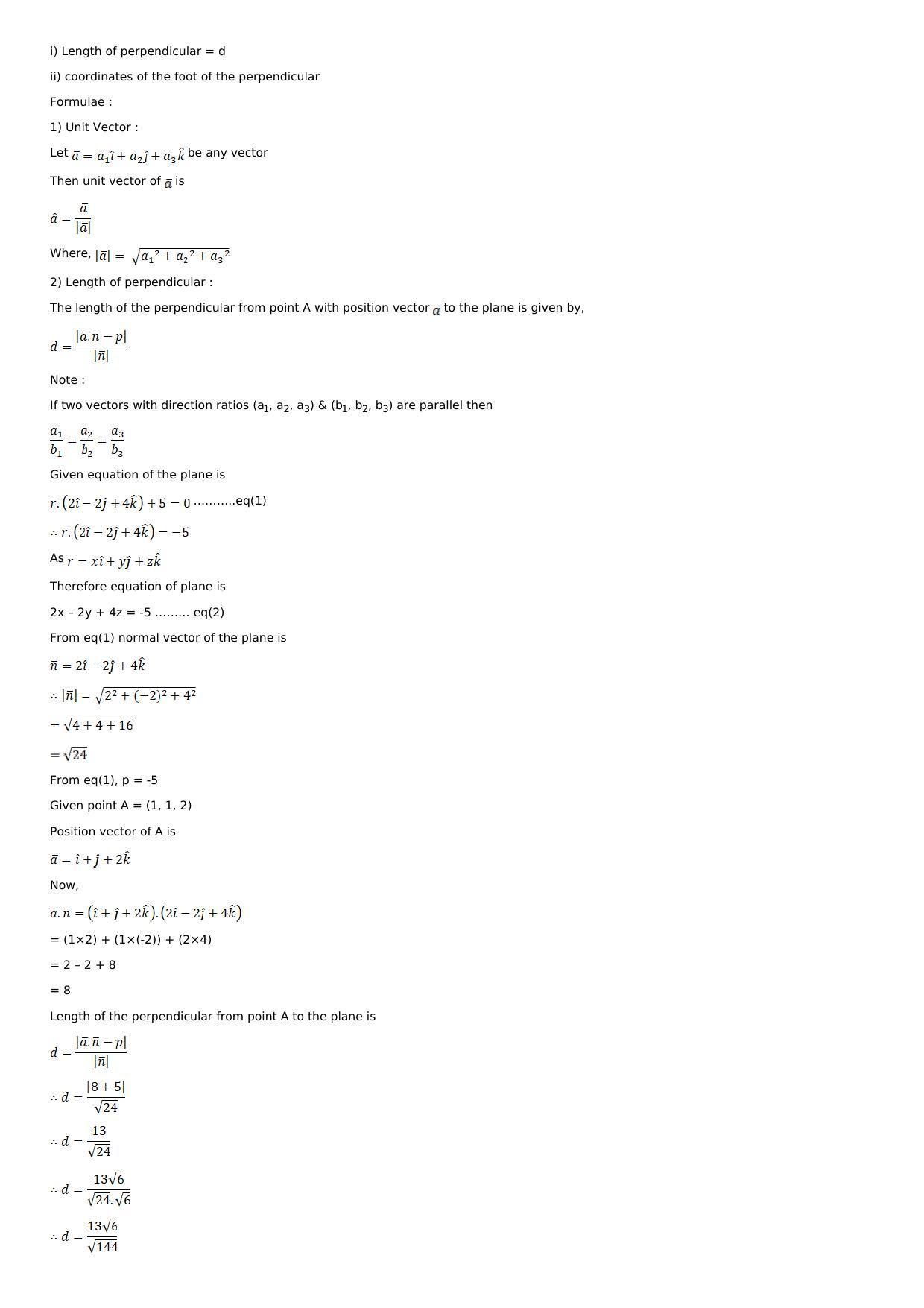 Chapter 28: The Plane Solutions: RS Aggarwal Class 12 Solutions  - Page 29