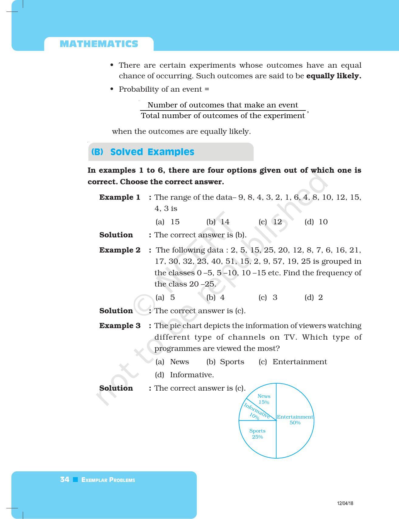 NCERT Exemplar Book for Class 8 Maths: Chapter 2- Data Handling - Page 2