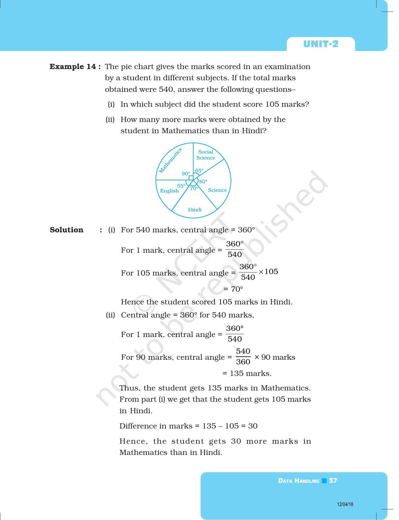 NCERT Exemplar Book for Class 8 Maths: Chapter 2- Data Handling - Page 5