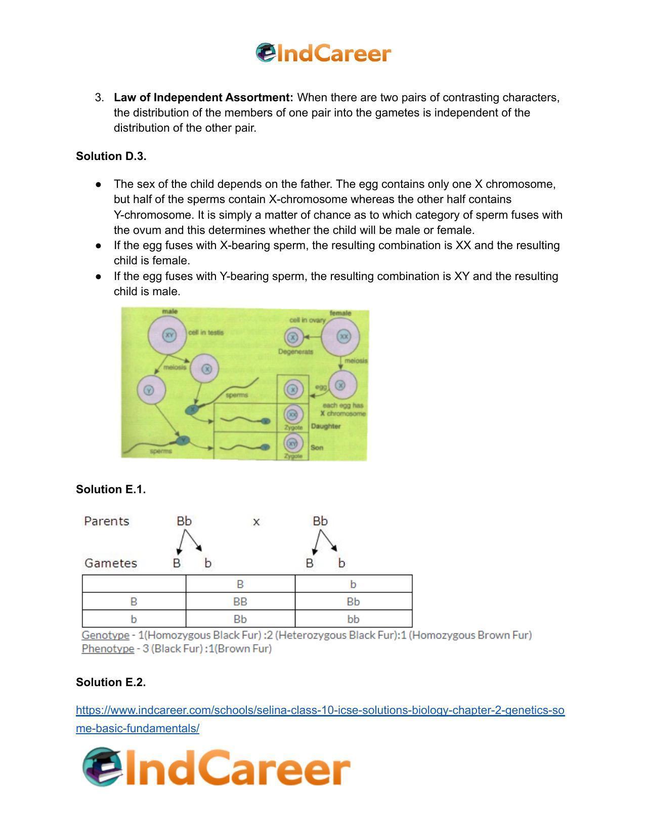 Selina Class 10 ICSE Solutions Biology : Chapter 2- Genetics Some Basic Fundamentals - Page 6