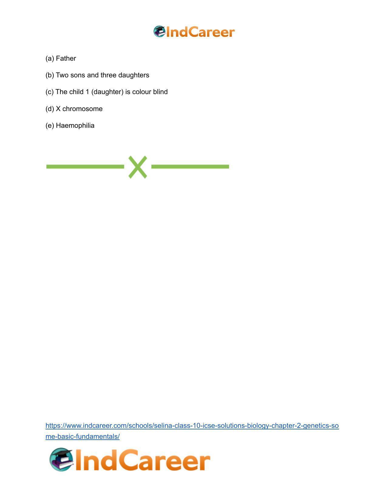 Selina Class 10 ICSE Solutions Biology : Chapter 2- Genetics Some Basic Fundamentals - Page 8