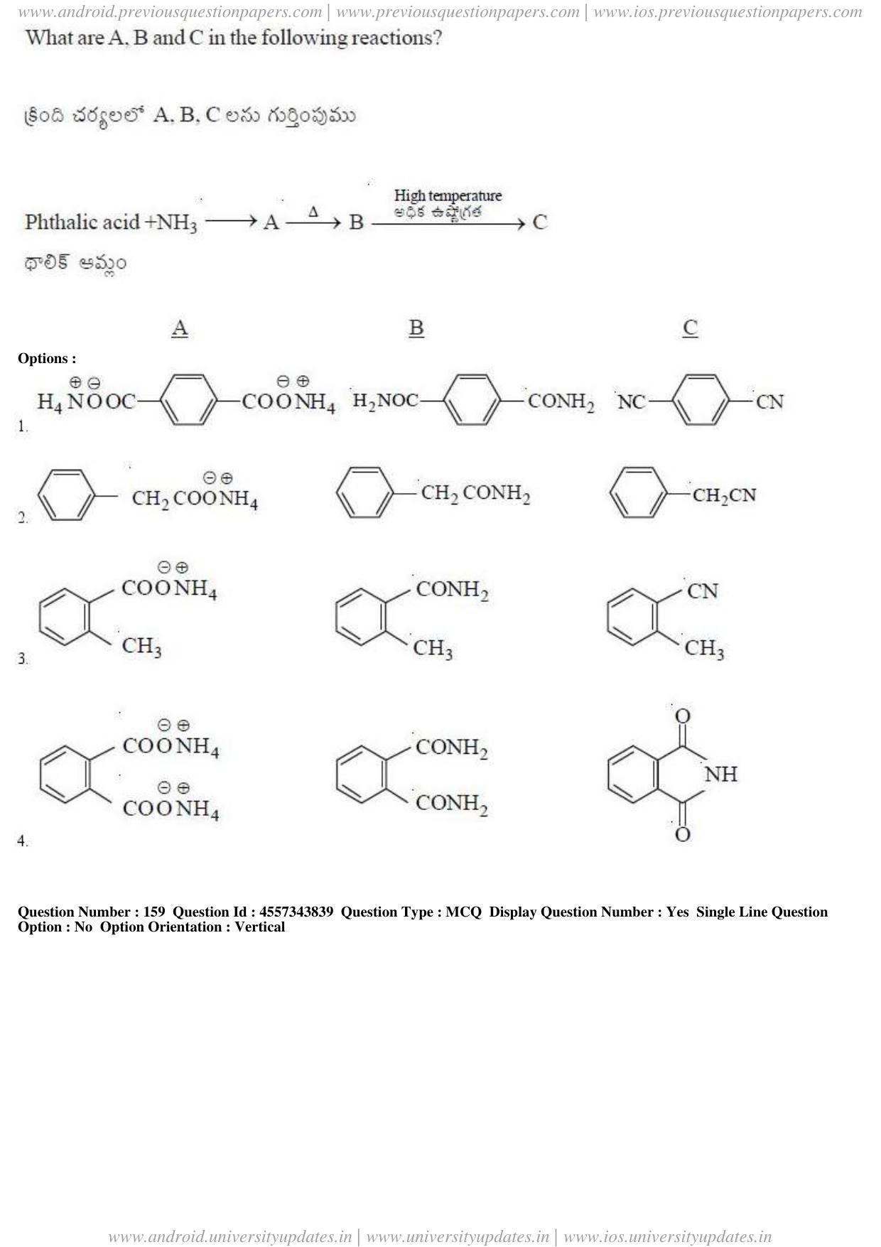 AP EAPCET 2018 - April 22, 2018 - Master Engineering Question Paper With Preliminary Keys Shift 1 - Page 88