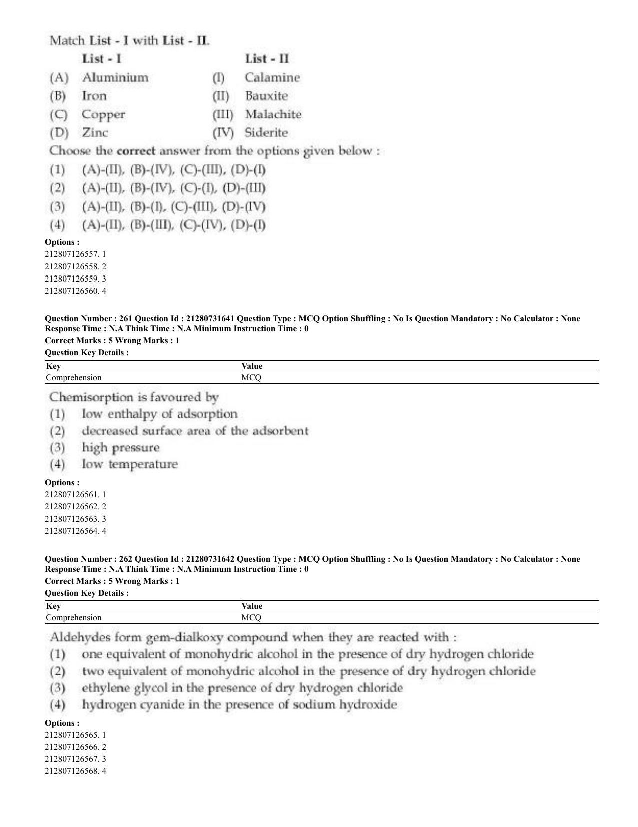 CUET 2023 English Kashmiri Shift 3 Question Papers - Page 141
