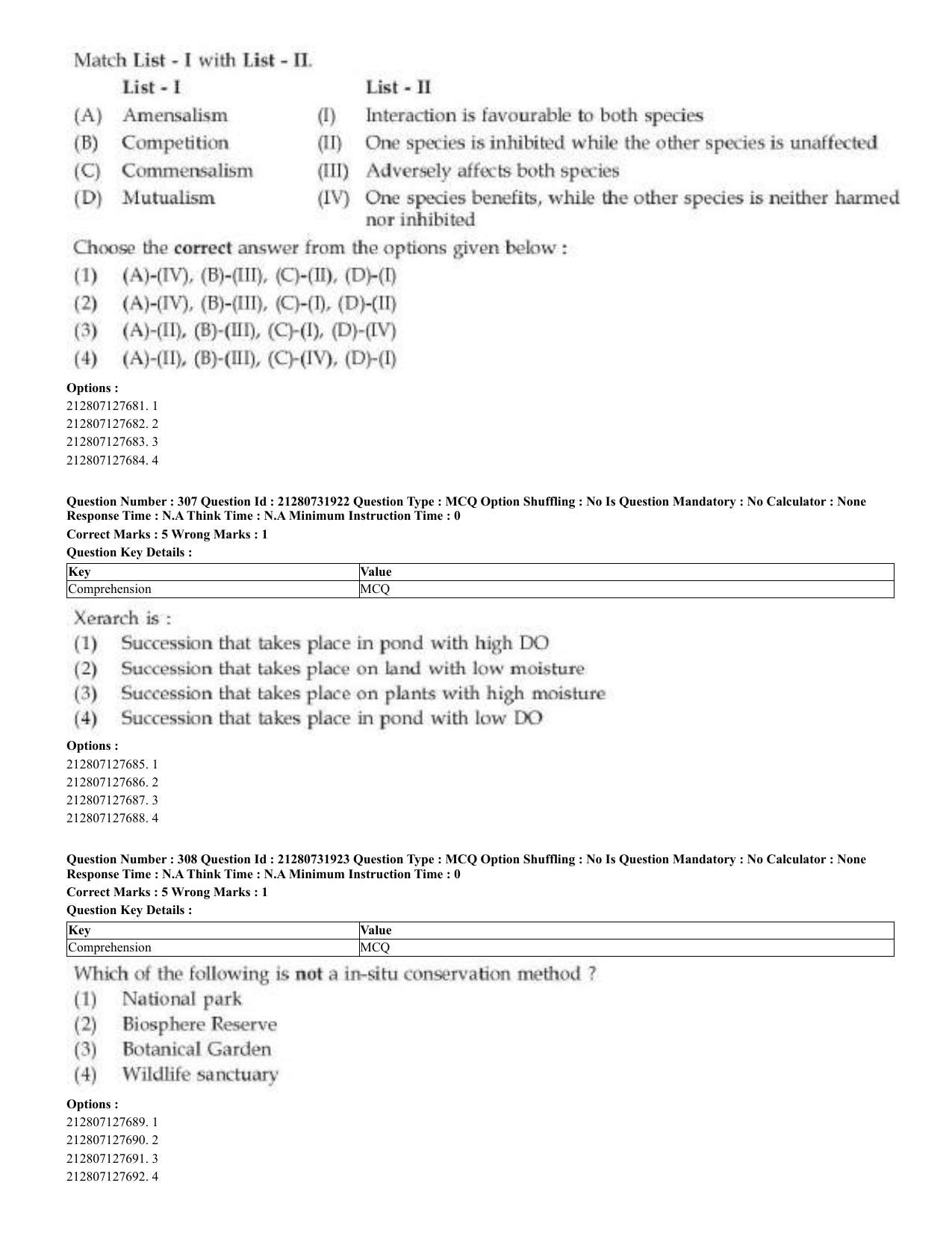 CUET 2023 English Kashmiri Shift 3 Question Papers - Page 165