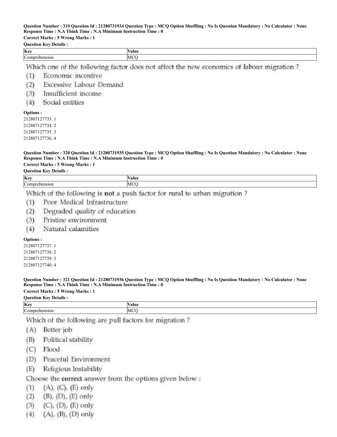 CUET 2023 English Kashmiri Shift 3 Question Papers - Page 170