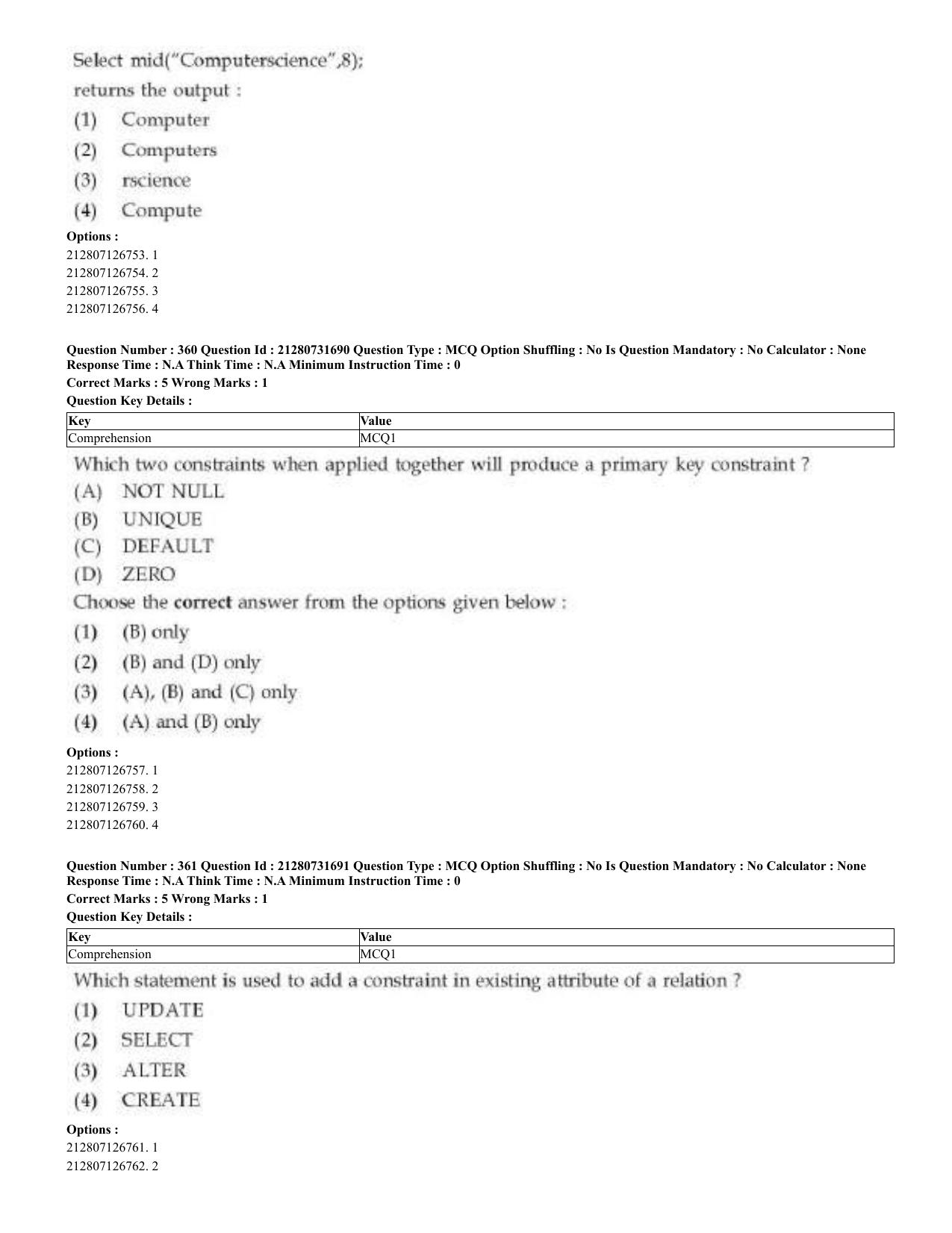 CUET 2023 English Kashmiri Shift 3 Question Papers - Page 190