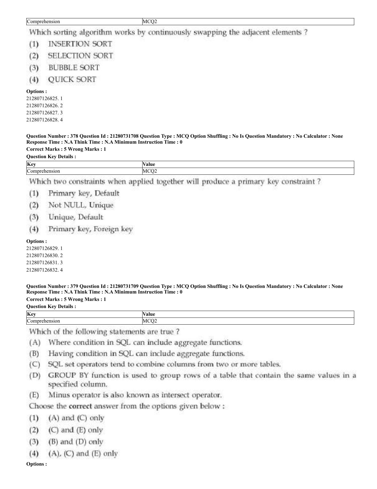 CUET 2023 English Kashmiri Shift 3 Question Papers - Page 197