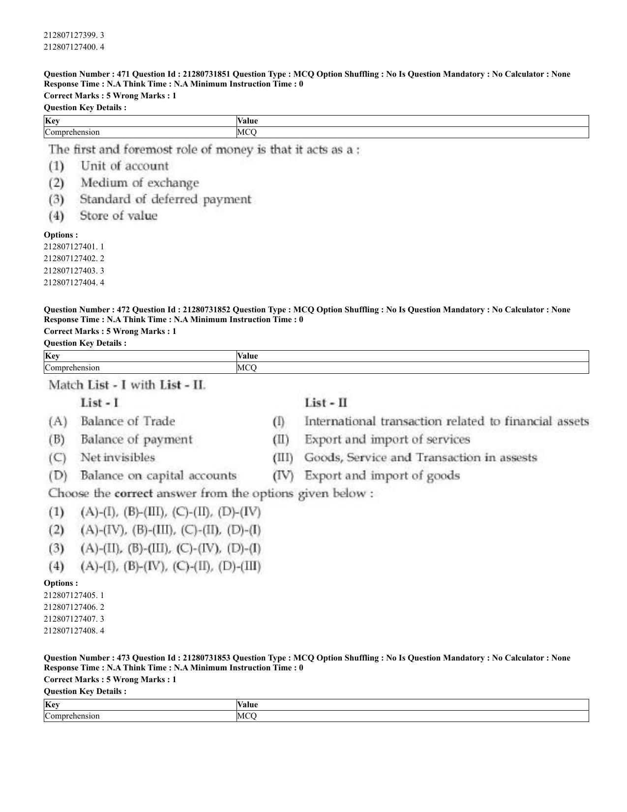 CUET 2023 English Kashmiri Shift 3 Question Papers - Page 243