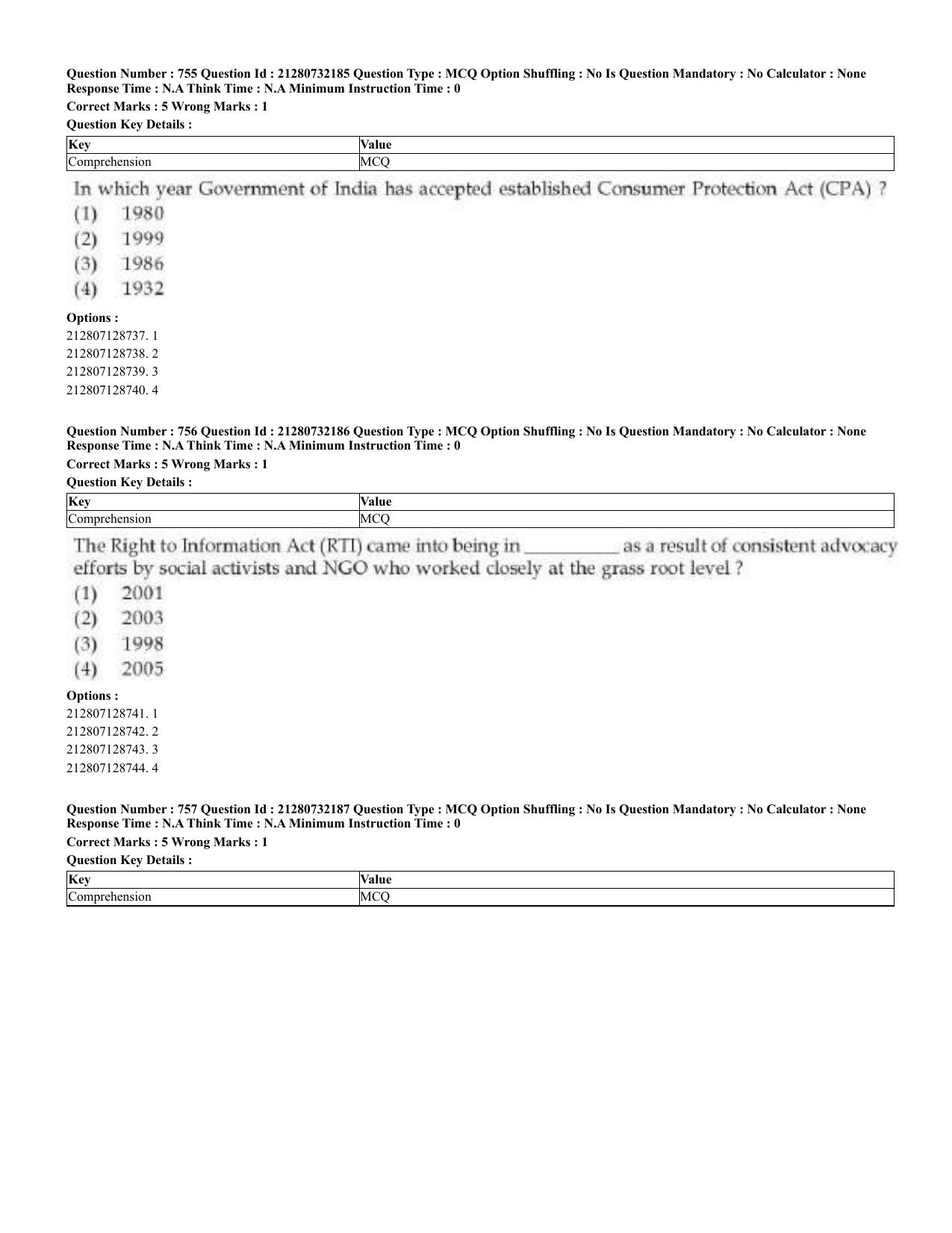 CUET 2023 English Kashmiri Shift 3 Question Papers - Page 384
