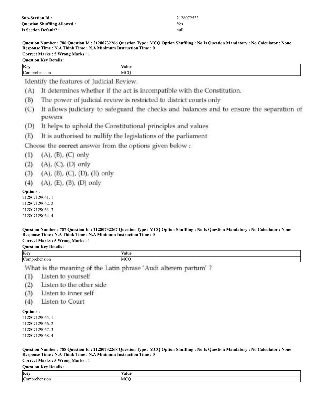 CUET 2023 English Kashmiri Shift 3 Question Papers - Page 402