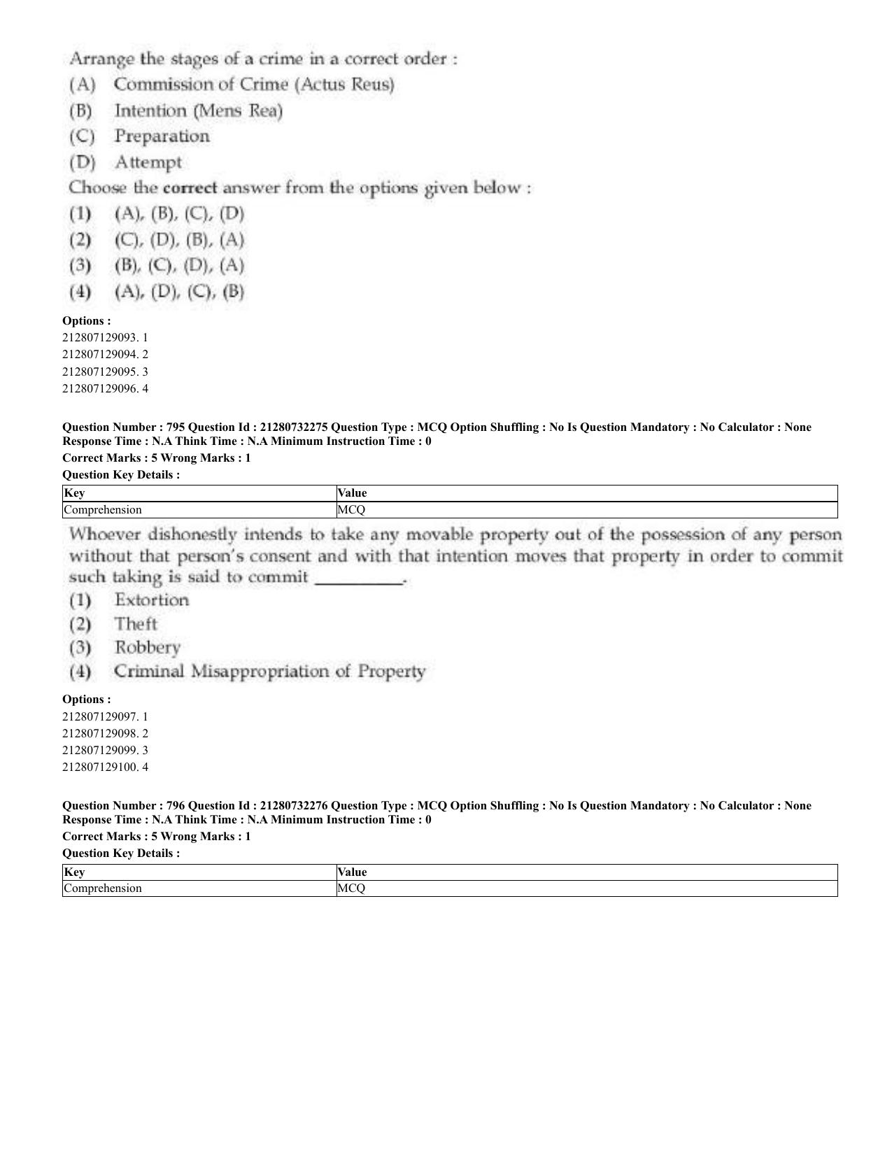CUET 2023 English Kashmiri Shift 3 Question Papers - Page 405