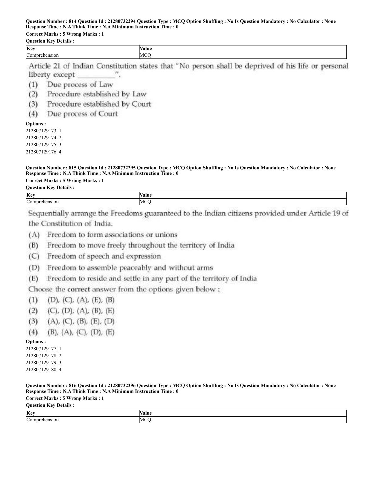 CUET 2023 English Kashmiri Shift 3 Question Papers - Page 413