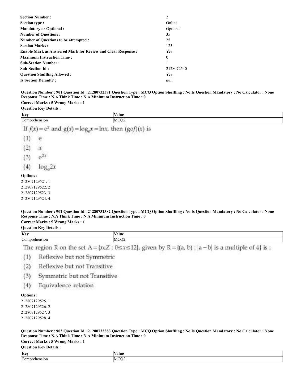 CUET 2023 English Kashmiri Shift 3 Question Papers - Page 456