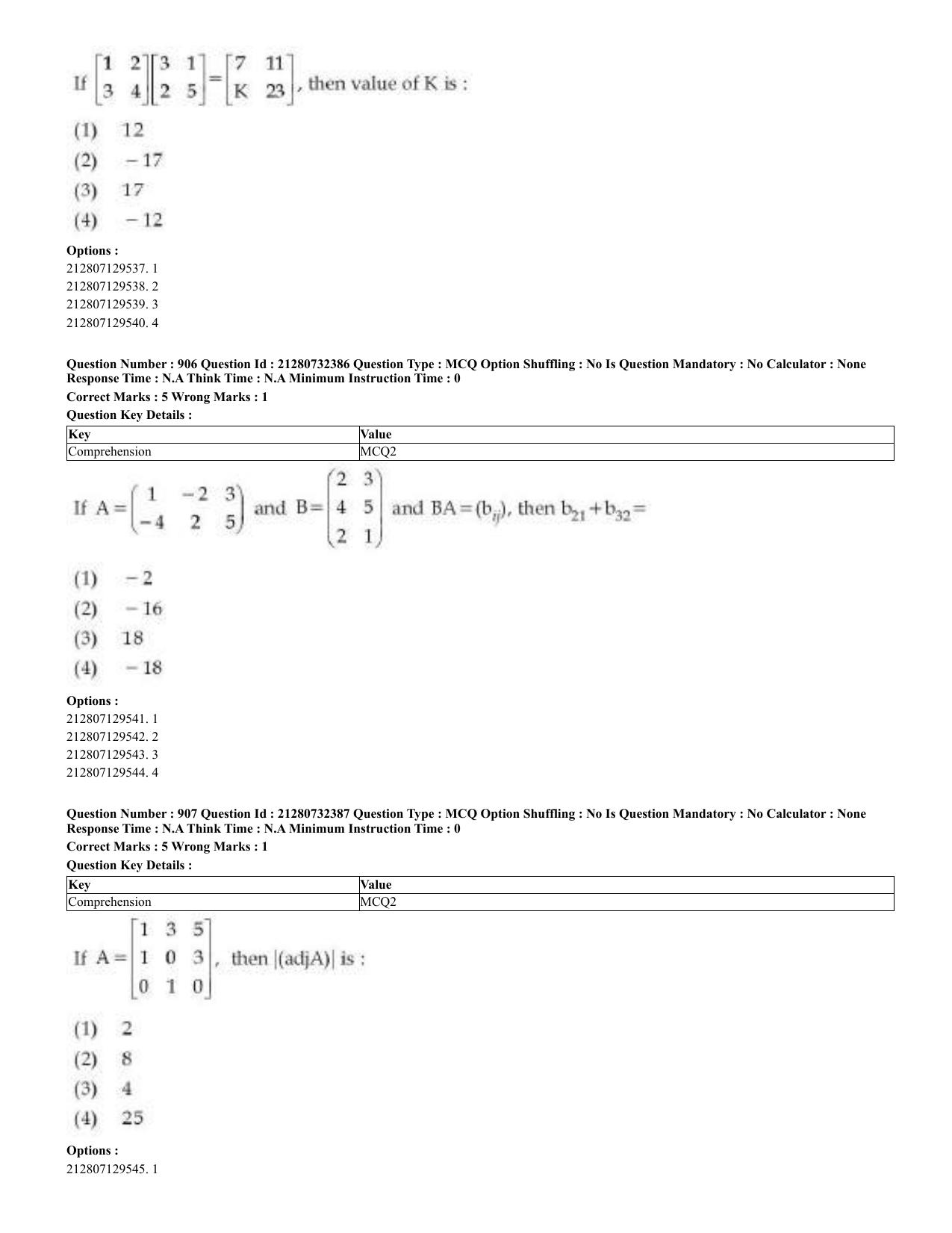 CUET 2023 English Kashmiri Shift 3 Question Papers - Page 458