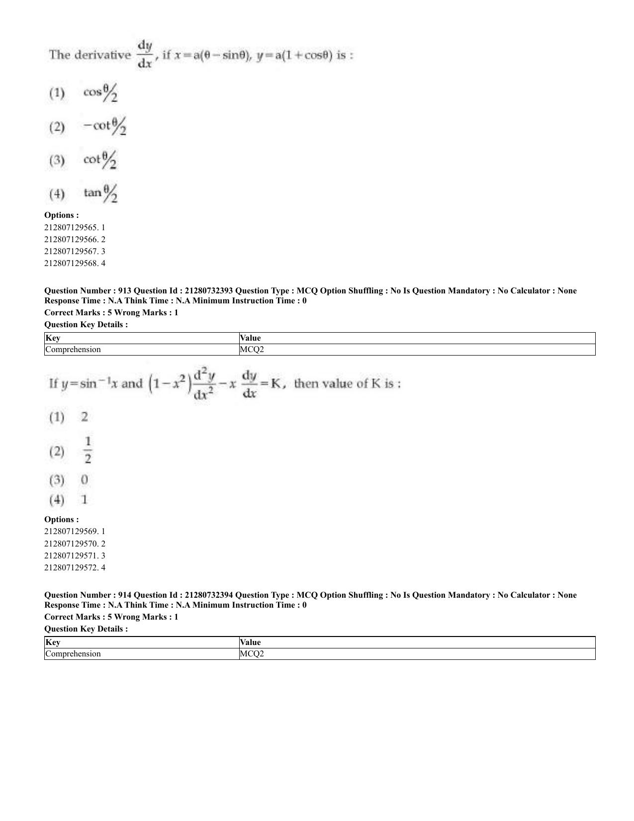 CUET 2023 English Kashmiri Shift 3 Question Papers - Page 461