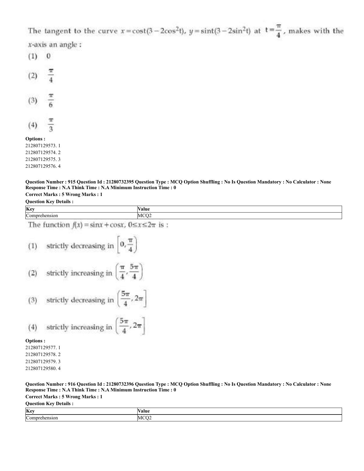 CUET 2023 English Kashmiri Shift 3 Question Papers - Page 462