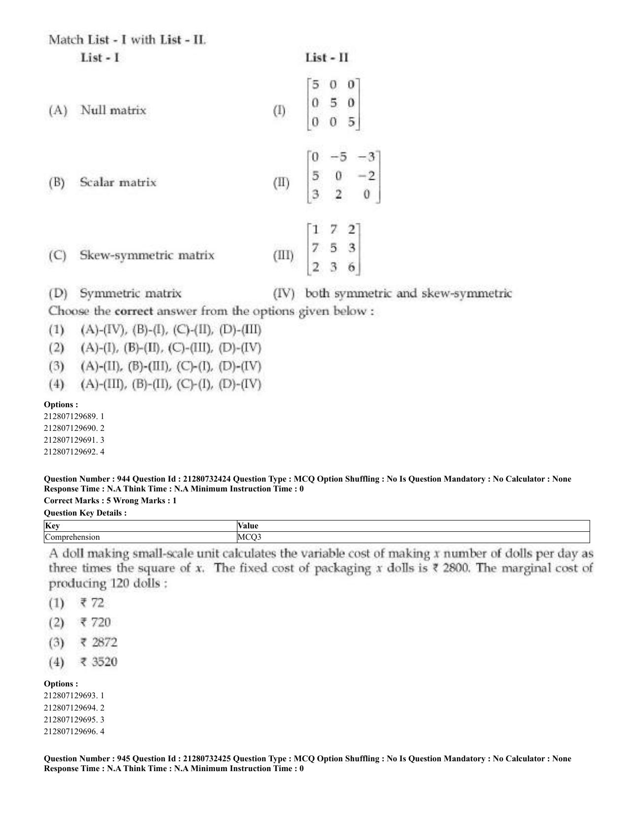 CUET 2023 English Kashmiri Shift 3 Question Papers - Page 477