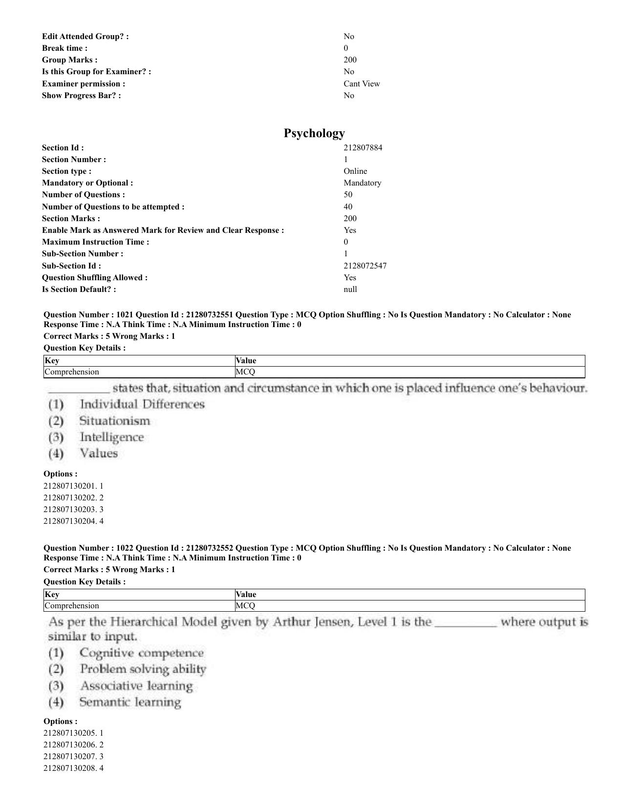 CUET 2023 English Kashmiri Shift 3 Question Papers - Page 511