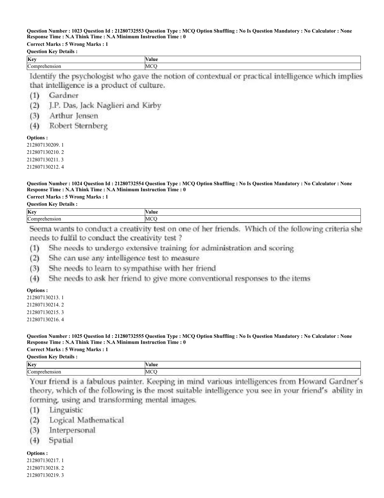 CUET 2023 English Kashmiri Shift 3 Question Papers - Page 512