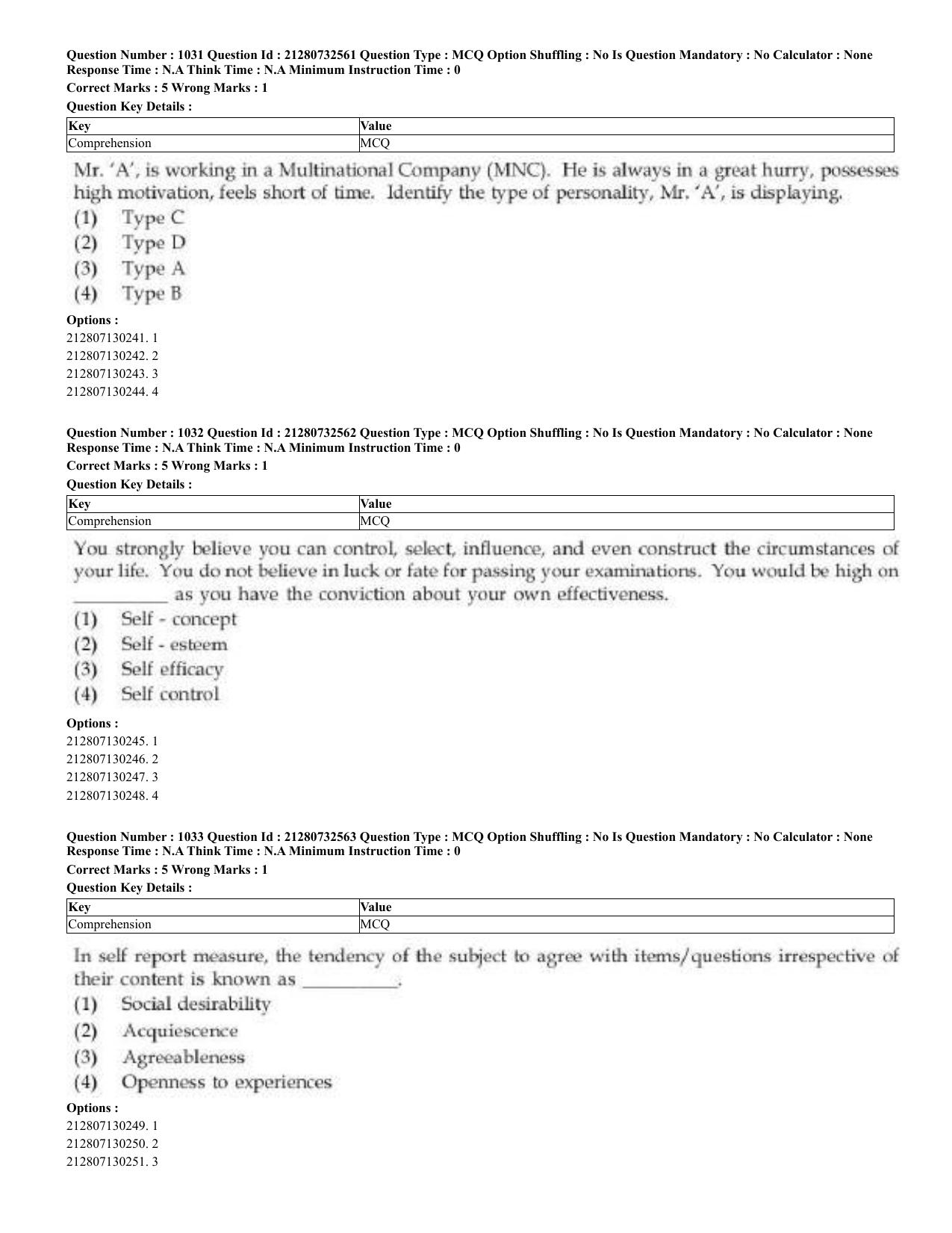 CUET 2023 English Kashmiri Shift 3 Question Papers - Page 515