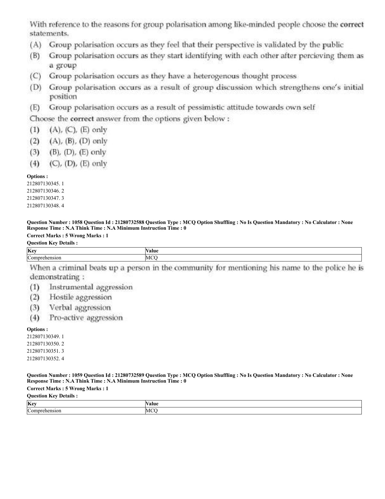 CUET 2023 English Kashmiri Shift 3 Question Papers - Page 526