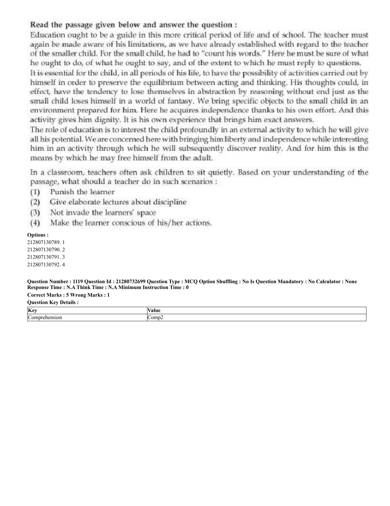 CUET 2023 English Kashmiri Shift 3 Question Papers - Page 557