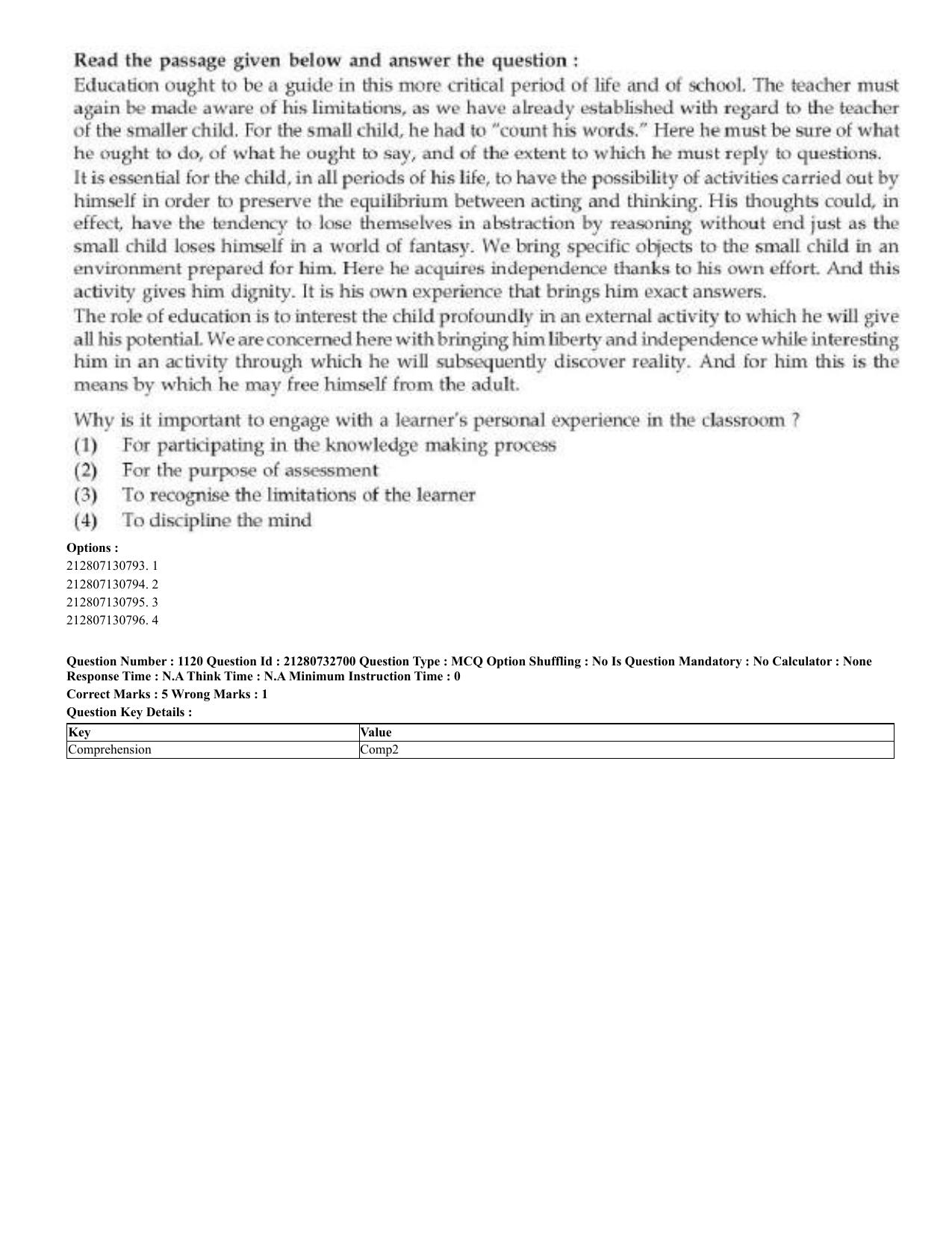 CUET 2023 English Kashmiri Shift 3 Question Papers - Page 558