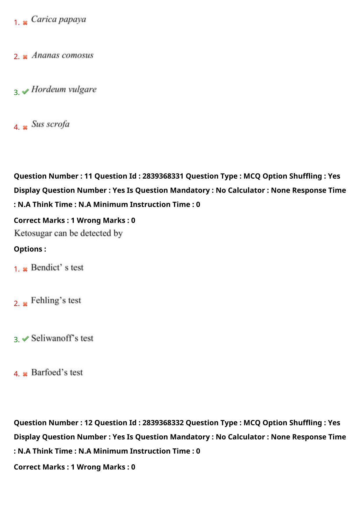 TS PGECET 2023: PY-PHARMACY Question Papers - Page 8