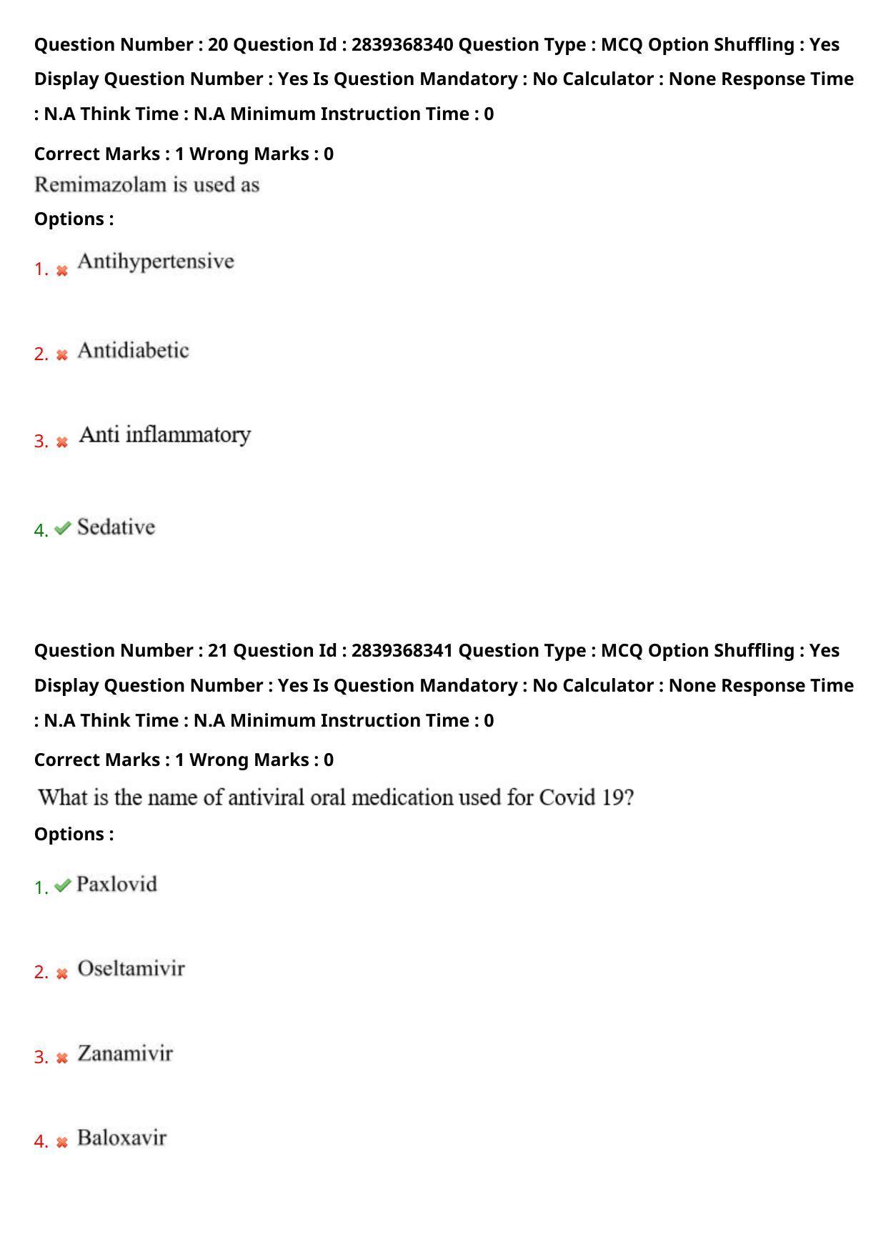 TS PGECET 2023: PY-PHARMACY Question Papers - Page 13