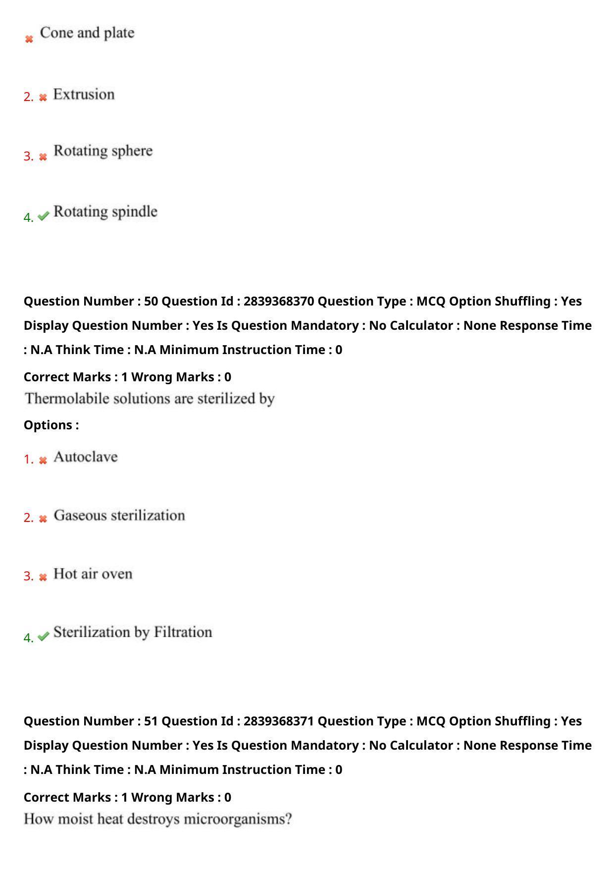 TS PGECET 2023: PY-PHARMACY Question Papers - Page 28