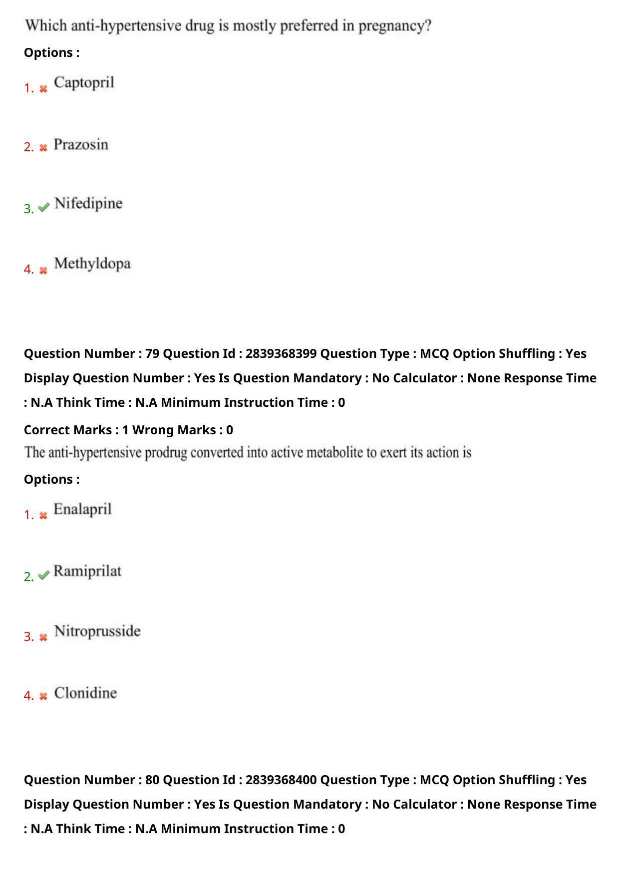 TS PGECET 2023: PY-PHARMACY Question Papers - Page 43